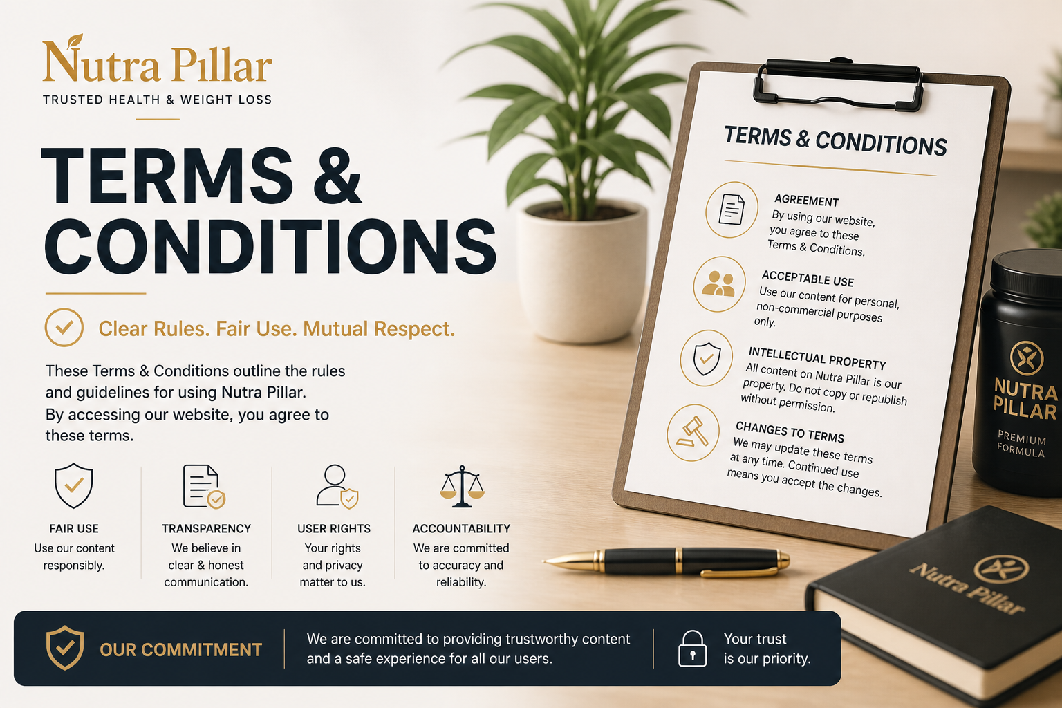 Nutra Pillar Terms & Conditions